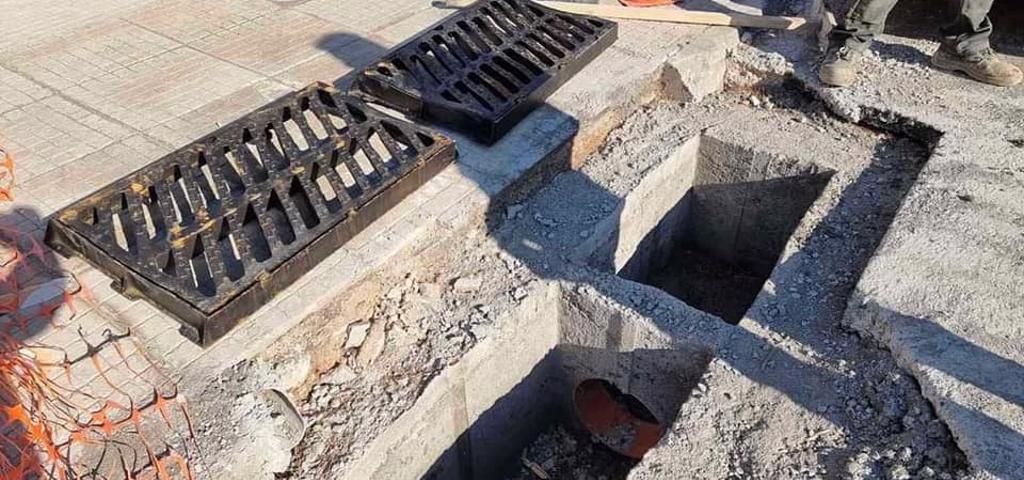Extended flood protection project is being deployed in Glyfada